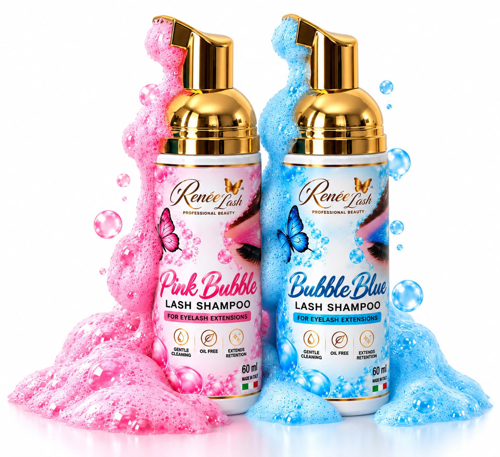 Renée Lash - Lash Shampo Pink Bubble & Bubble Blue 60 ml