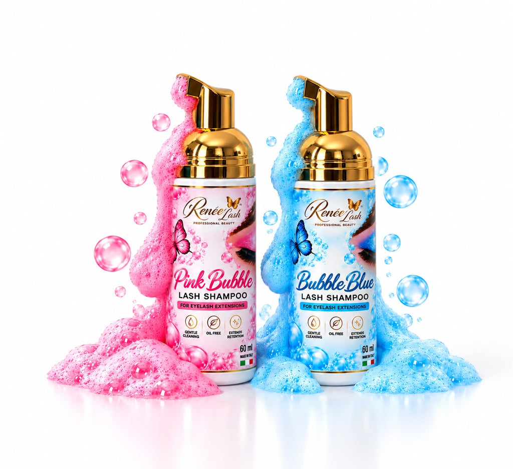 Renée Lash - Lash Shampo Pink Bubble & Bubble Blue 60 ml